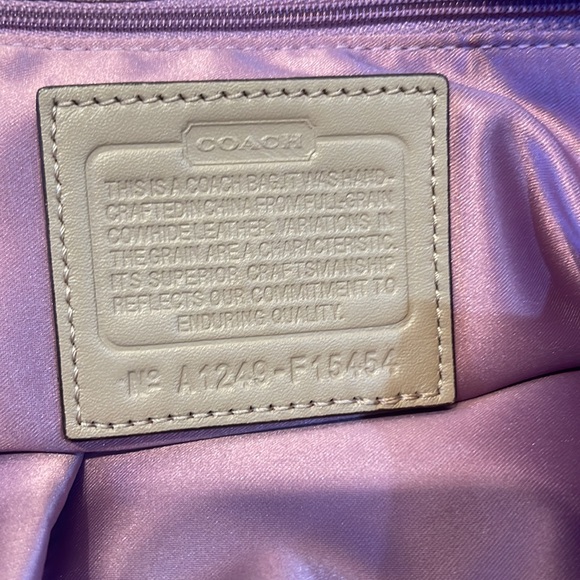Coach Patent Leather Satchel  🩷💜 BEAUTIFUL 🩷💜 - Picture 13 of 14